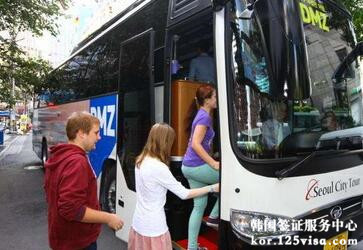 韩国提供外国游客专用大巴供外国人搭乘