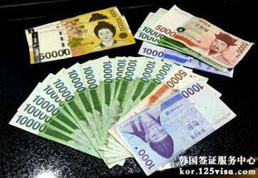 提醒申请人去韩国注意兑换货币