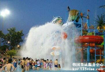 韩国汉江户外游泳场及水乐园已全面开放